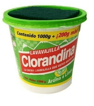 Crema Lavavajilla Clorandina