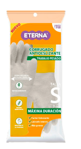 Guantes corrugado