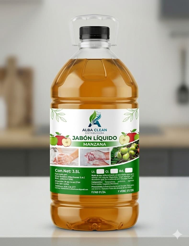 Jabon liquido Alba clean