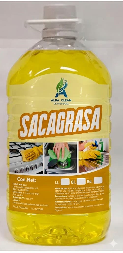 Saca Grasa Alba Clean