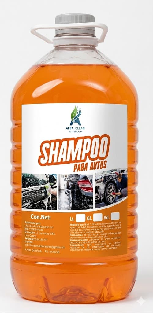 Shampoo para autos Albaclean