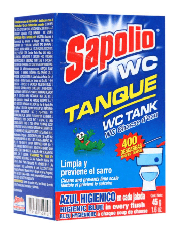 Pastillas para tanque Sapolio