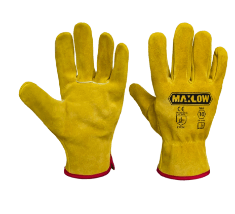Guantes de cuero carnaza
