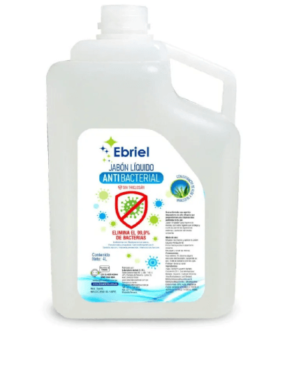 Jabon liquido antibacterial "Ebriel"
