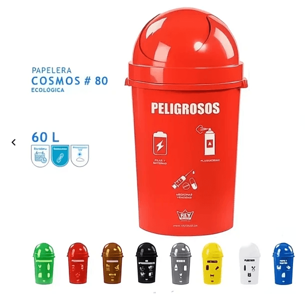 Papelera cosmos80